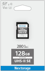 Nextorage 128GB UHS-II V60 SDXC Memory Card