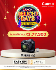 Canon EOS R3 (Body) with Free 1TB CF Express Card and Easy EMI Options