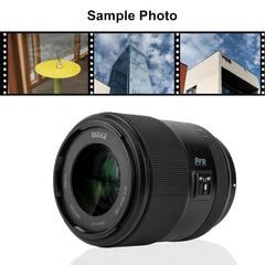 Meike 55mm 1.8 (E Mount) For Sony's Alpha (α) cameras.