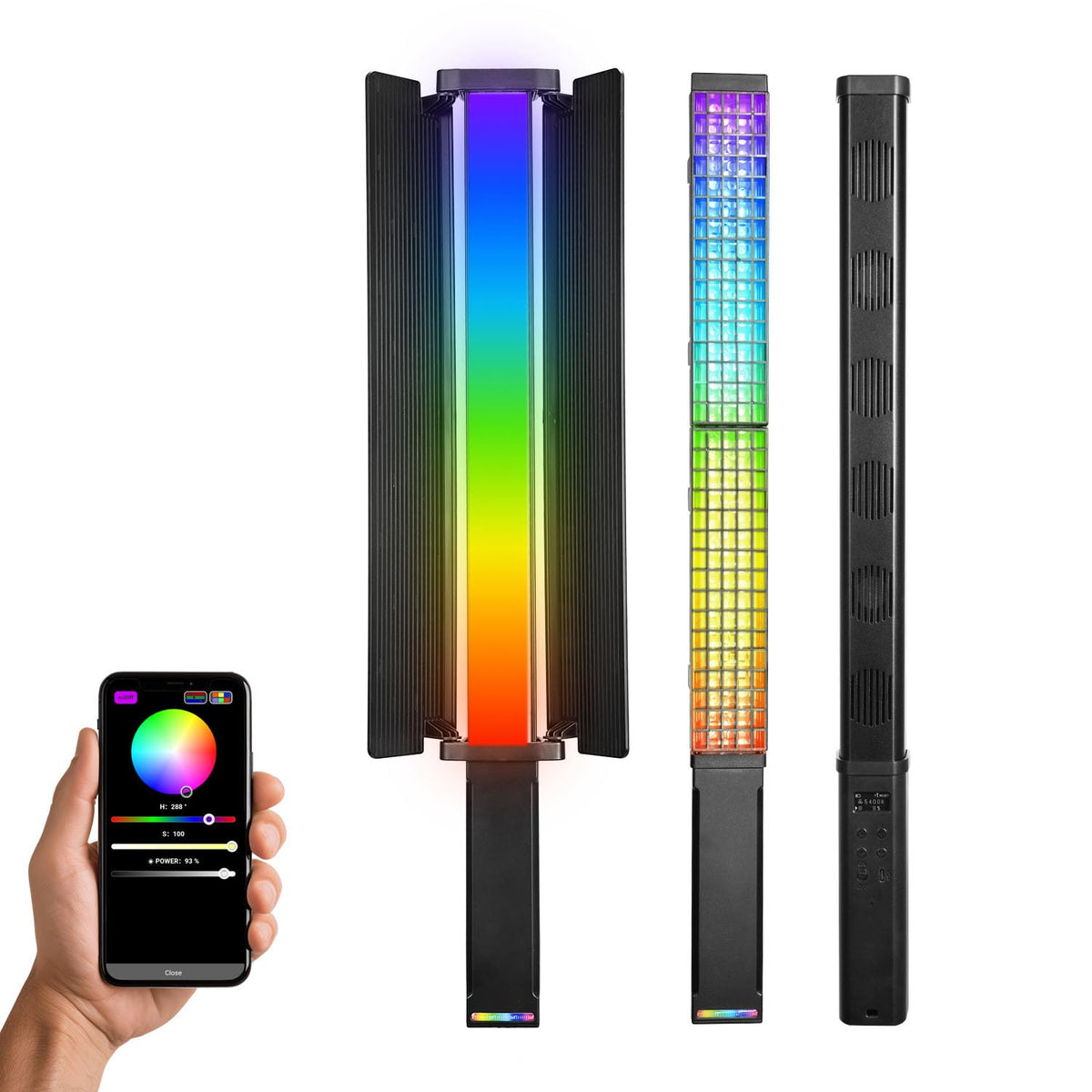 HIFFIN HF-1000 60W RGB LED Stick Light