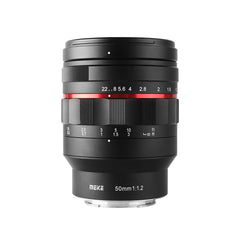 Meike Manual 50mm 1.2 (E Mount) For Sony's Alpha (α) cameras.
