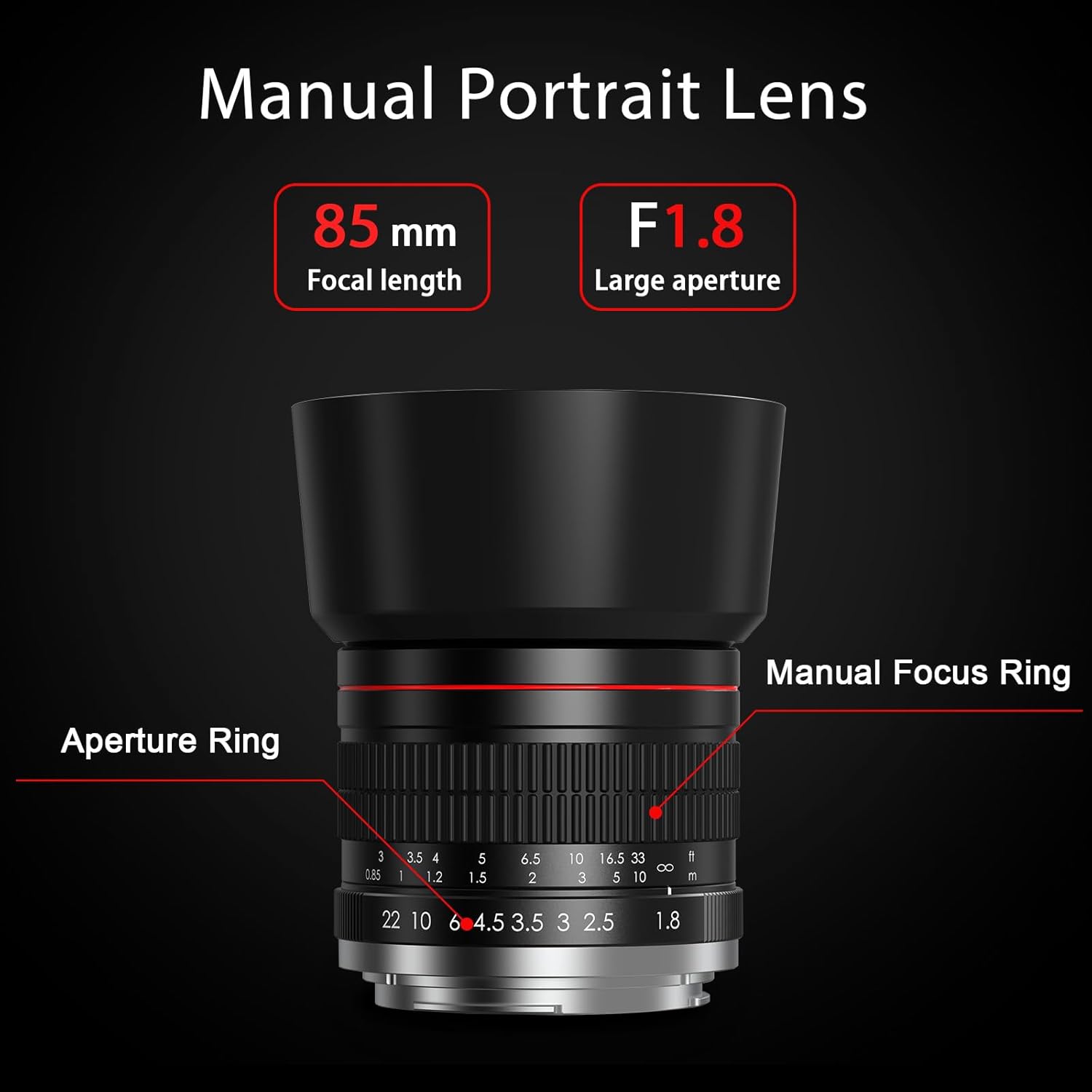 Meike 85mm F/1.8 RF Mount Camera Lens – Globein Trading Camera Store