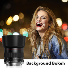 Meike 85mm F/1.8 (RF Mount) For Canon's EOS R series cameras.