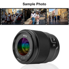 Meike 35mm F2.0 (E Mount) For Sony's Alpha (α) cameras.