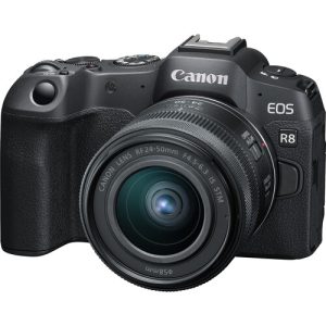 CANON EOS R8 BODY WITH RF24-105MM STM & LPE17