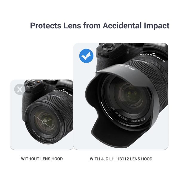 Lens Hood for Nikon NIKKOR Z DX 12-28mm F3.5-5.6 PZ VR Lens