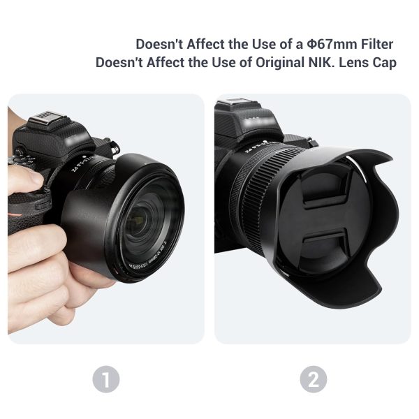 Lens Hood for Nikon NIKKOR Z DX 12-28mm F3.5-5.6 PZ VR Lens - Image 5