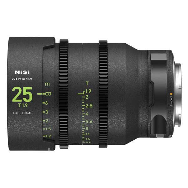 NiSi Athena Prime T2.4/1.9 Full-Frame 5-Lens Kit 14mm T2.4, 25mm T1.9, 35mm T1.9, 50mm T1.9, 85mm T1.9 (E Mount) - Image 2