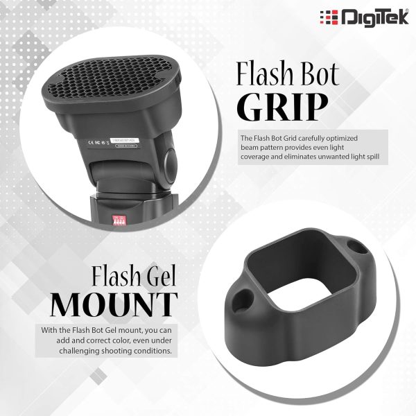 Digitek (DFB 002) Professional Speedlight Flash Bot & Modifier Kit - Image 2
