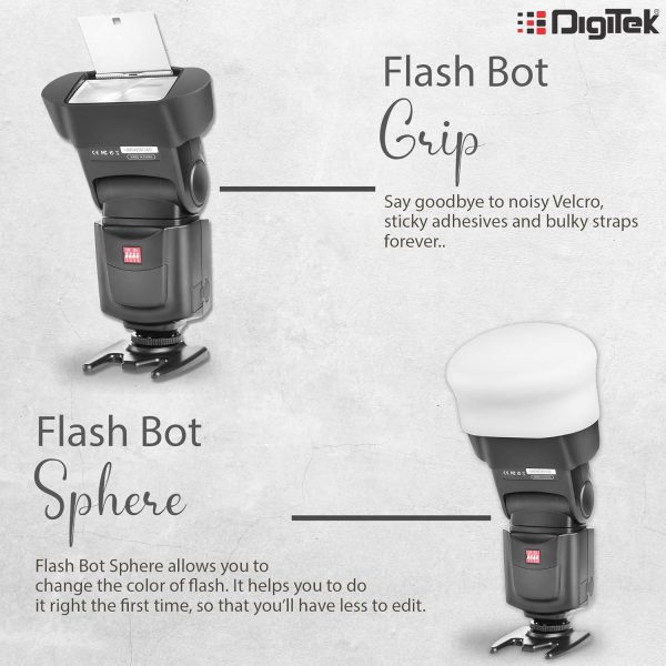 Digitek (DFB 002) Professional Speedlight Flash Bot & Modifier Kit - Image 4